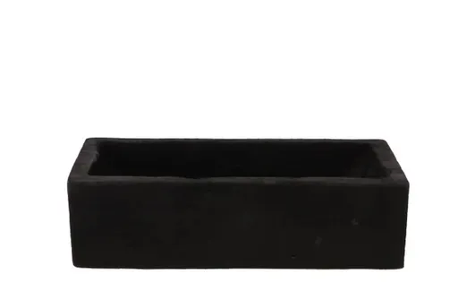 Černá dřevěná bedýnka / podnos na dekorování Paulo - 32*15*9 cm 822808