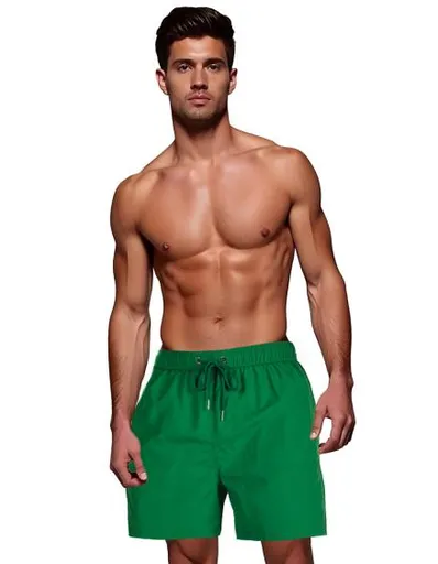 Pánské plavky tmavě zelené