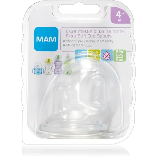 MAM Baby Bottles Extra Soft Cup Spout náhradní pítko 4m+ 2 ks