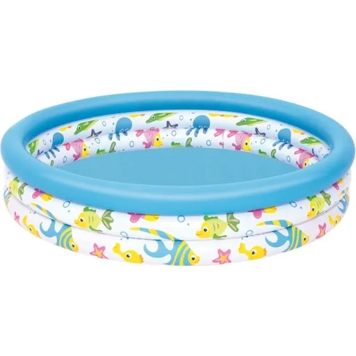 Bestway OCEAN LIFE POOL 122 Nafukovací bazén, světle modrá, velikost