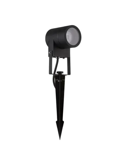 NOVA LUCE venkovní svítidlo s bodcem VIDA černý hliník a čiré sklo GU10 1x10W 220-240V bez žárovky IP65 9026128