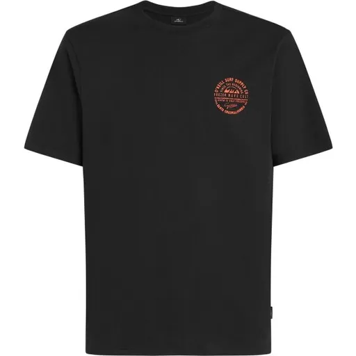 O'Neill CHEST PRINT Pánské tričko, černá, velikost