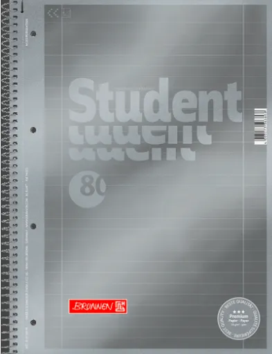 Student blok A4 linka metalický 90g, 3 barvy