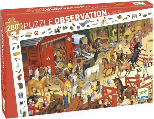 Vyhledávací puzzle Koně 200 dílků