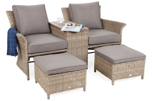 Zahradní pohovka se stolkem