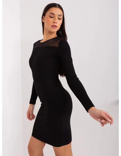 Dámské šaty vypasované BASIC FEEL GOOD černé