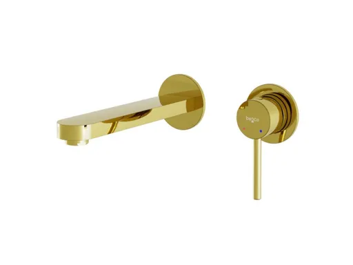 BESCO Podomítková umyvadlová baterie DECCO Zlatá lesklá BABUDSJZ