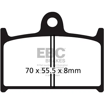 EBC Brzdové destičky FA145 (FA145)