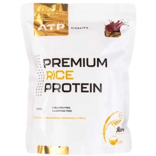 ATP VITALITY PREMIUM RICE PROTEIN 1000 G ČOKOLÁDA NUGÁT Rostlinný protein, , velikost
