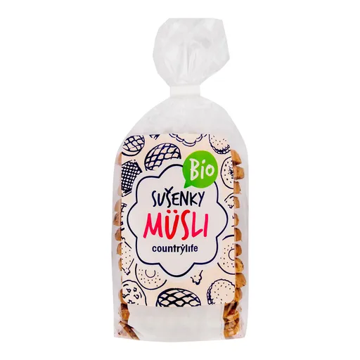 Country Life Sušenky müsli BIO 250 g