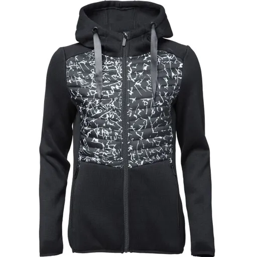 Willard GRONA Dámská kombinovaná mikina, černá, velikost
