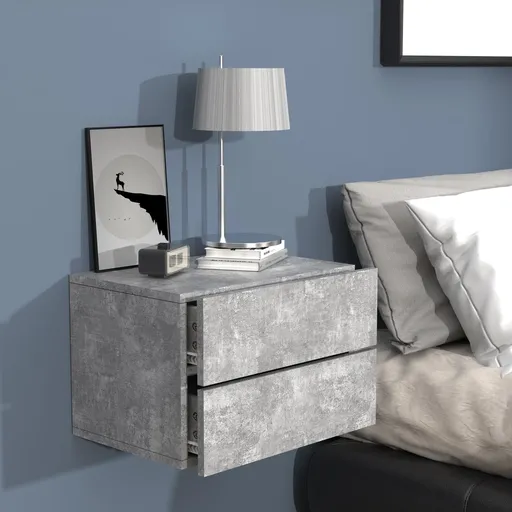 VCM Nástěnná zásuvka Usal L 45, betonově šedá