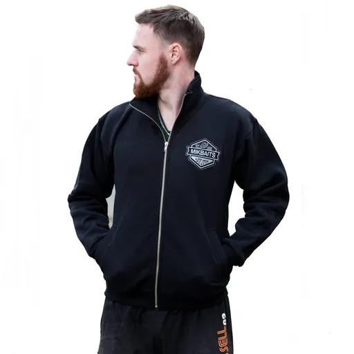 Mikbaits Rybářská Mikina fans team se zipem černá,Mikbaits Rybářská Mikina fans team se zipem černá