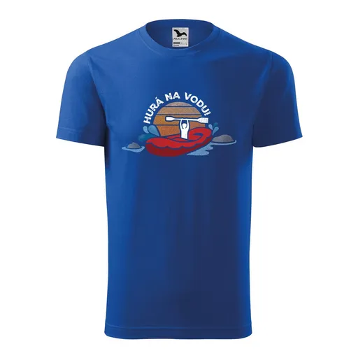 Bontis Tričko s potiskem "Hurá na vodu!" - Královská modrá | XL