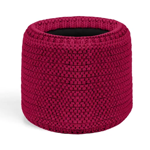 Bontis Dámská pletená šála tunel - Tmavě růžová | uni