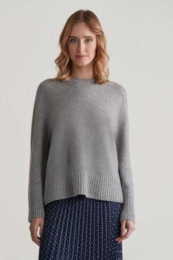 SVETR GANT CASHMERE C-NECK GREY MELANGE