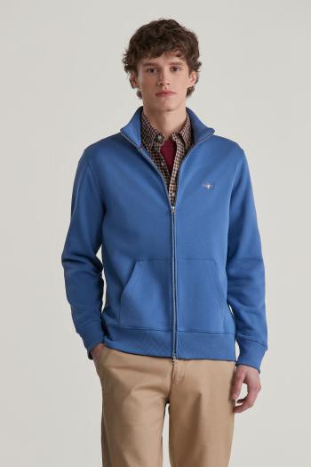 MIKINA GANT REG SHIELD FULL ZIP SWEAT VINTAGE BLUE