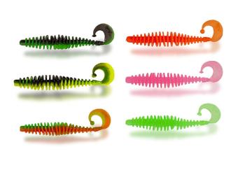 Magic Trout Gumová nástraha T-Worm Twister 1,5g 5,5cm Sýr 6ks