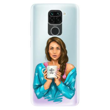 Odolné silikonové pouzdro iSaprio - Coffe Now - Brunette - Xiaomi Redmi Note 9