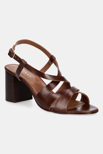 Jonak bőr szandál DELONA barna, 3600179