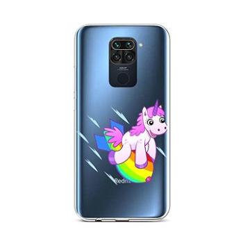 TopQ Xiaomi Redmi Note 9 silikon Flying Unicorn 52441 (Sun-52441)