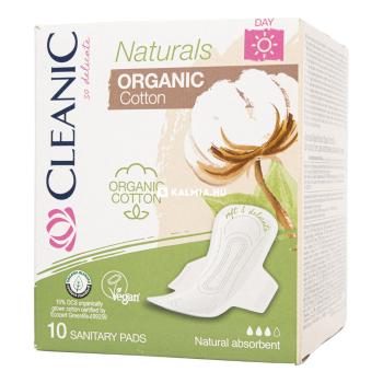 Cleanic Naturals Organic Cotton nappali egészségügyi betét 10 db