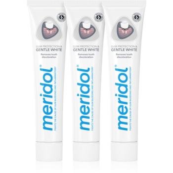 Meridol Gum Protection Whitening fehérítő fogkrém 3 x 75 ml