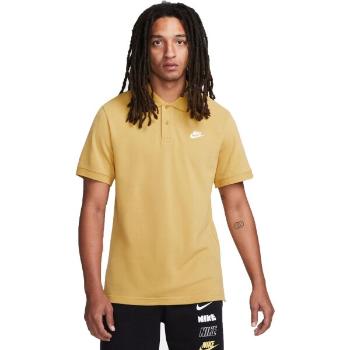 Nike SPORTSWEAR Pánské polo tričko, žlutá, velikost