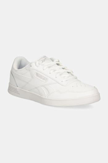 Kožené sneakers boty Reebok Classic Court Advance bílá barva, 100010633