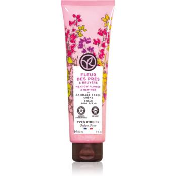 Yves Rocher Bain de Nature krémový peeling na tělo Meadow Flower & Heather 150 ml