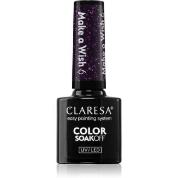 Claresa SoakOff UV/LED Color Make a Wish gelový lak na nehty odstín 6 5 g