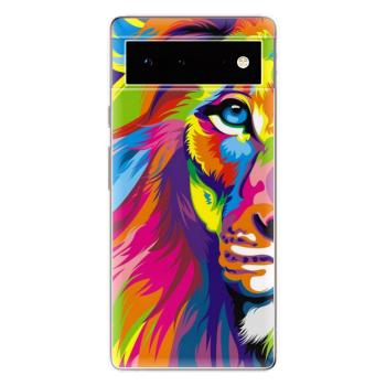 Odolné silikonové pouzdro iSaprio - Rainbow Lion - Google Pixel 6 5G