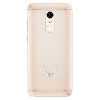 Silikonové pouzdro iSaprio - čiré - Digital Love - Xiaomi Redmi 5 Plus