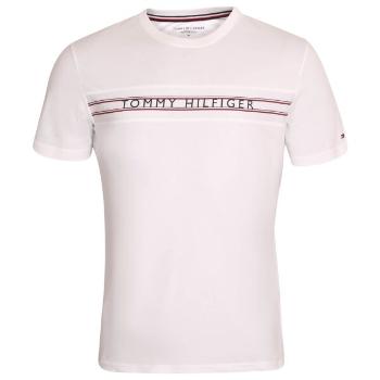 Tommy Hilfiger CLASSIC-CN SS TEE PRINT Pánské tričko, bílá, velikost