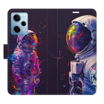 Flipové pouzdro iSaprio - Neon Astronaut 02 - Xiaomi Redmi Note 12 Pro 5G / Poco X5 Pro 5G