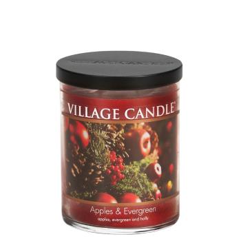 Village Candle Vonná svíčka Apples & Evergreen 396 g