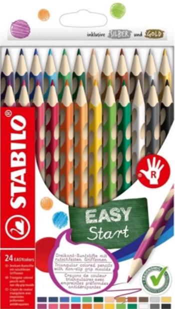 STABILO EASYcolors pastelky pro praváky - sada 24 ks