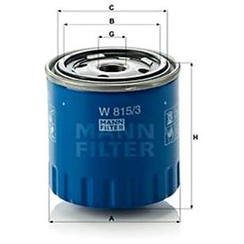 MANN-FILTER W815/3 (W815/3)