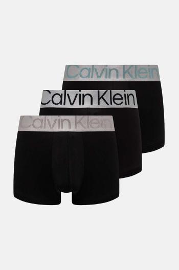 Boxerky Calvin Klein Underwear 3-pack pánské, černá barva