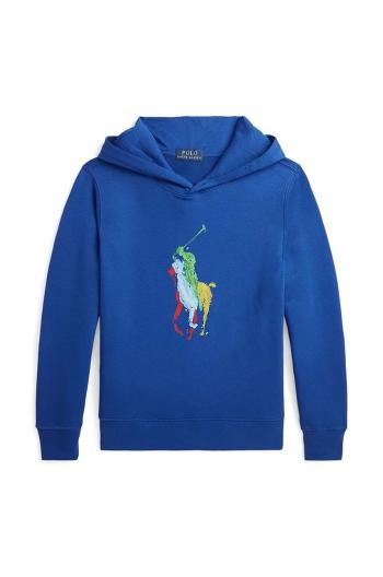 Dětská mikina Polo Ralph Lauren s kapucí, s potiskem