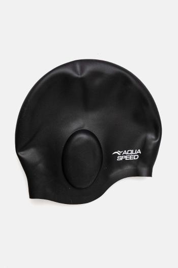 Plavecká čepice Aqua Speed černá barva, EAR.CAP.