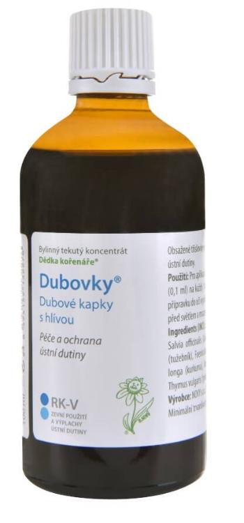 Dědek Kořenář Dubovky – Dubové kapky s hlívou RK-V 100 ml