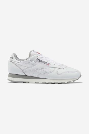 Kožené sneakers boty Reebok Classic Leather bílá barva, GY9877-white