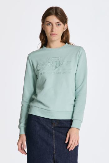 MIKINA GANT REG TONAL SHIELD C-NECK SWEAT IBIZA BLUE