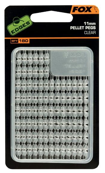 Fox Zarážky na pelety Edges Pellet Pegs Clear - 11 mm