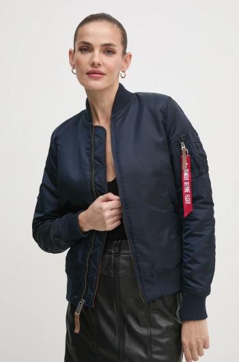 Bomber bunda Alpha Industries MA-1 VF 59 tmavomodrá barva, přechodná, 133009.07-navy