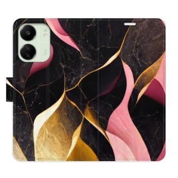 Flipové pouzdro iSaprio - Gold Pink Marble 02 - Xiaomi Redmi 13C