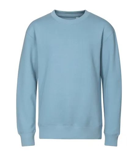 MALFINI Dětská unisex mikina Crew - Nebesky modrá | 122 cm (6 let)