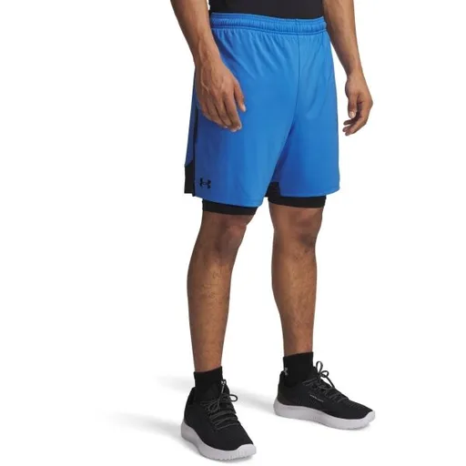 Under Armour TECH VENT 2IN1 SHORT Pánské šortky, modrá, velikost