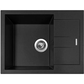 SINKS AMANDA 650 Pureblack+VITALIA (AM65026VICL)